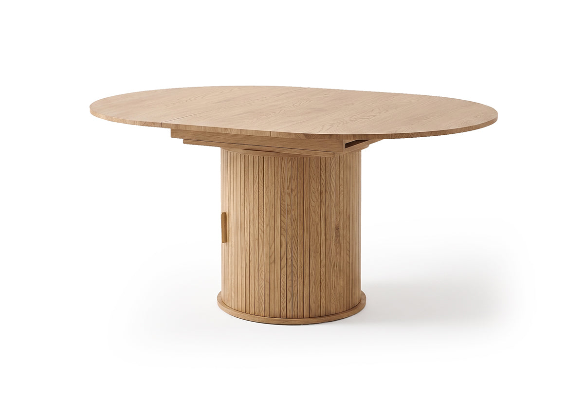 Mesa Redonda Extensible Vigo 150cm + 4 Sillas
