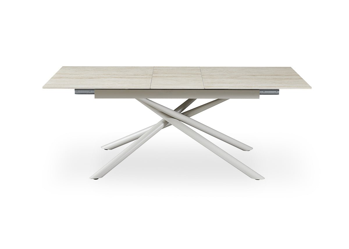 Mesa Extensible Tamar con Acabado Natural 160cm a 200cm. Comedor o Cocina
