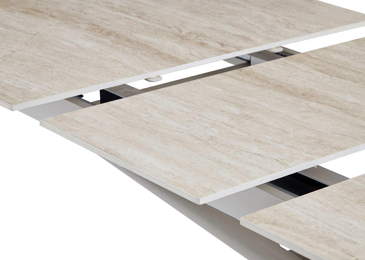 Mesa Extensible Tamar con Acabado Natural 160cm a 200cm. Comedor o Cocina