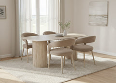 Mesa de Comedor Petra 178cm + 4 Sillas