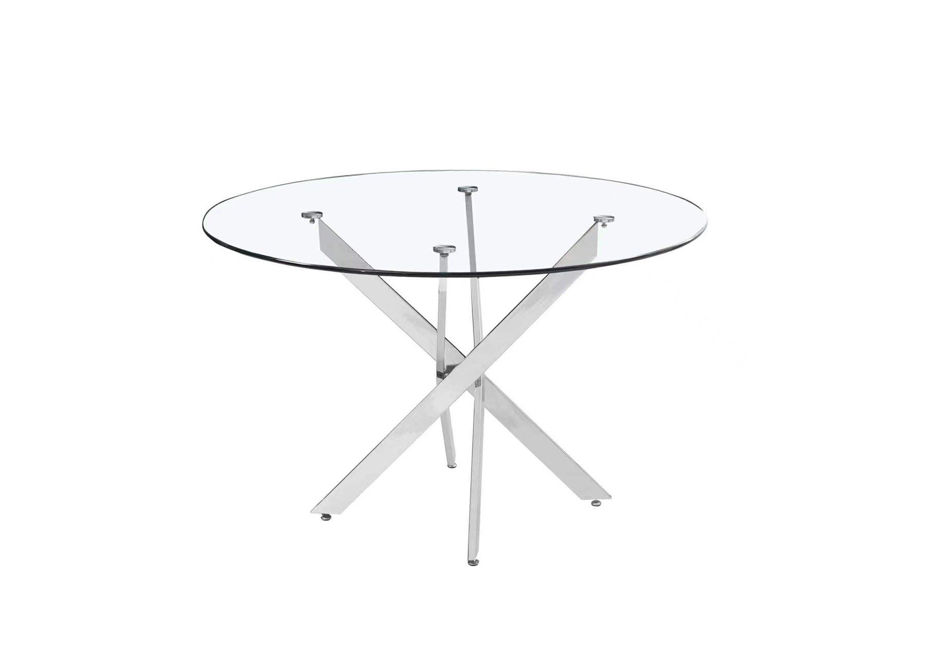 Mesa Redonda de Cristal Templado 120cm DT. Comedor o Cocina