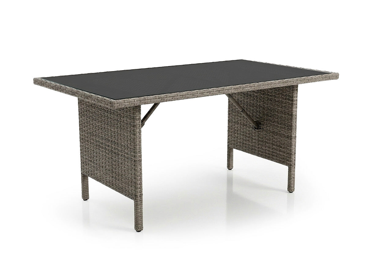 Sofa + Mesa + 2 Sillones + 2 pufs Ratan PE Sebas. Muebles de Jardin y Terraza