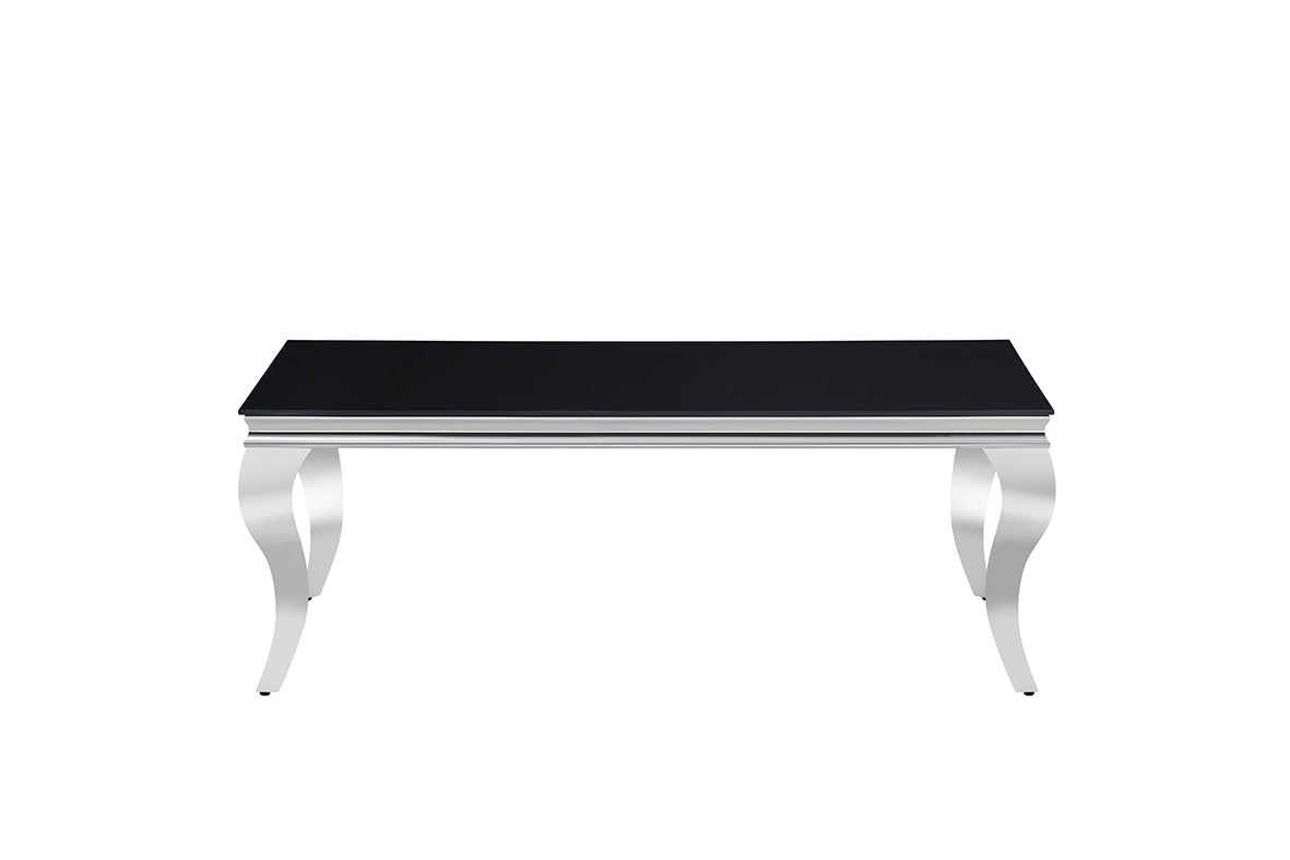 Mesa de Centro de Cristal Templado 120cm Vanguardia