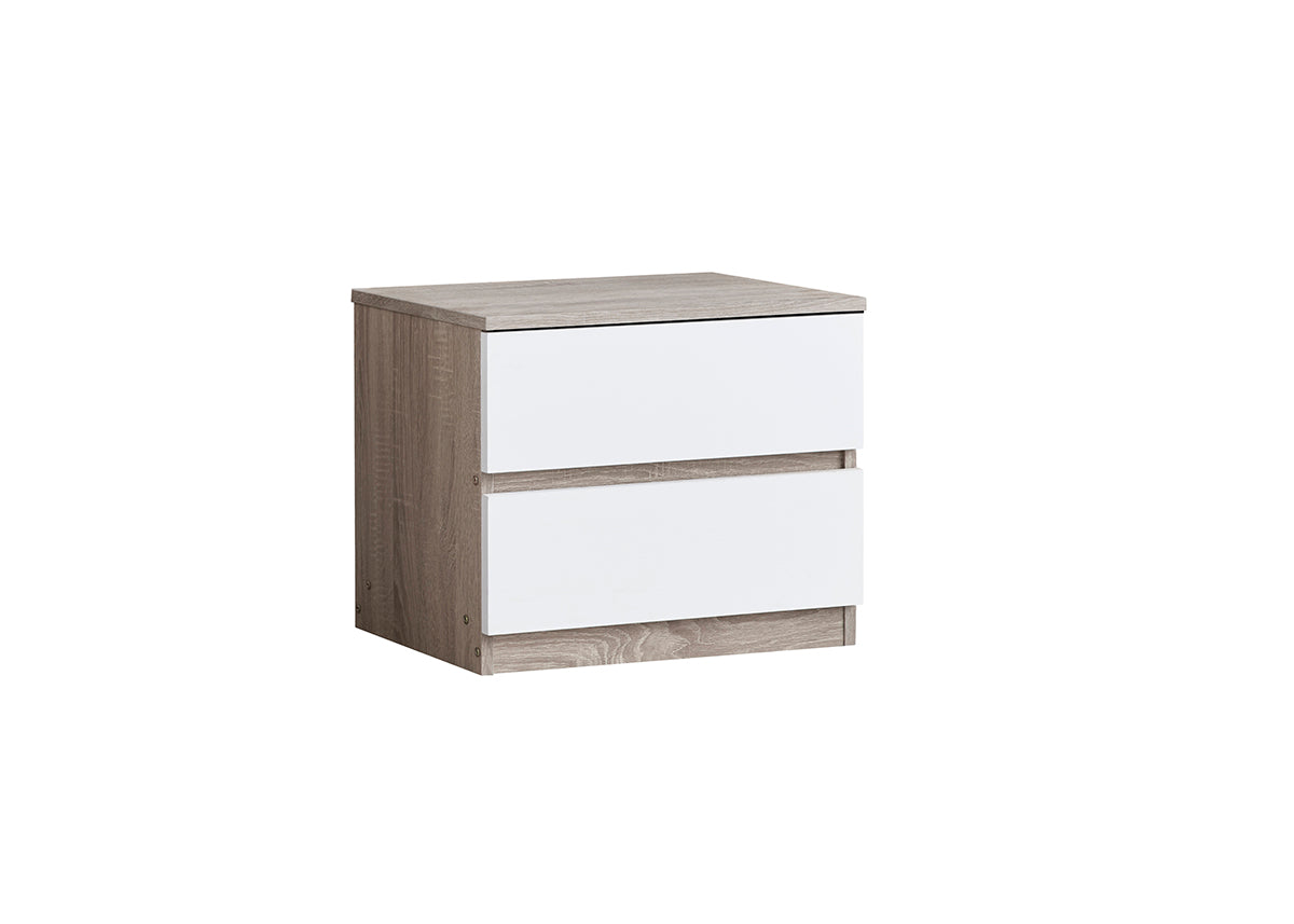 Dormitorio Completo: Armario + Comoda + 2 Mesitas de Noche + Cabecero
