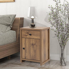 Table de chevet en chêne Dela