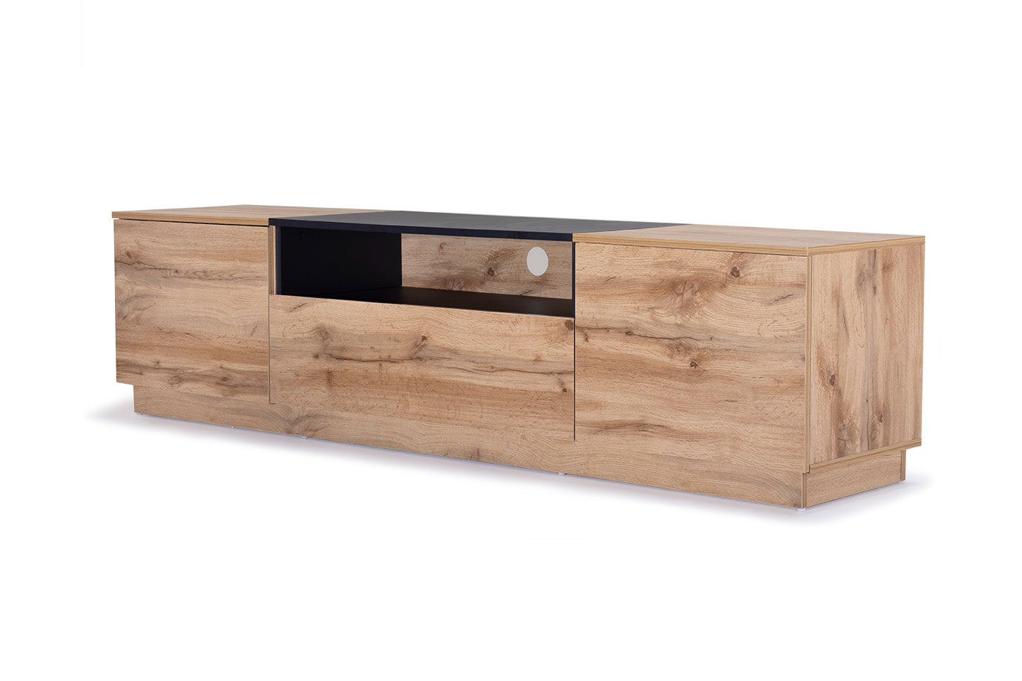 Mueble TV Industrial 2 Puertas y 1 Cajon 180cm