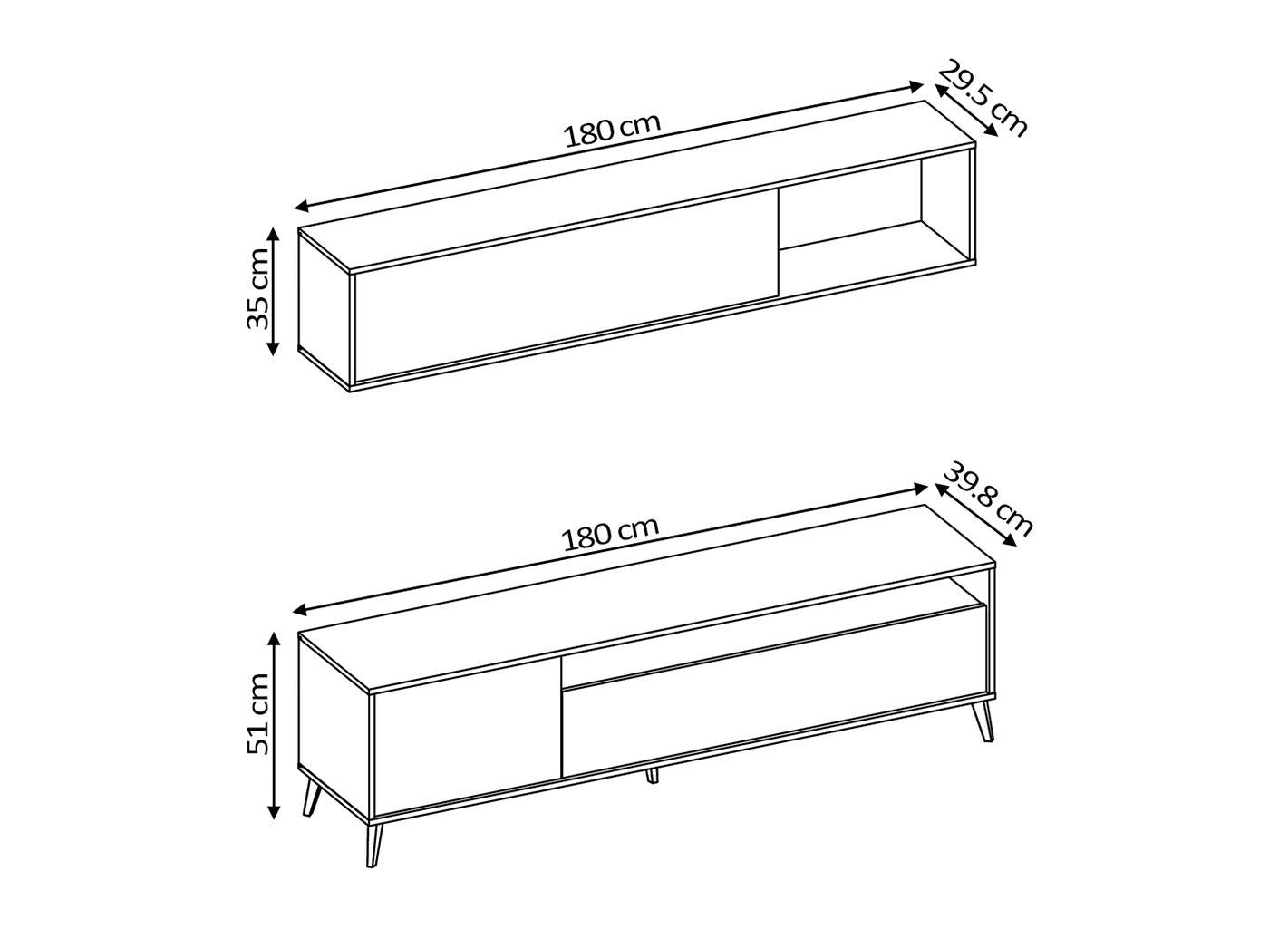 Conjunto Muebles de Salon Barcelona