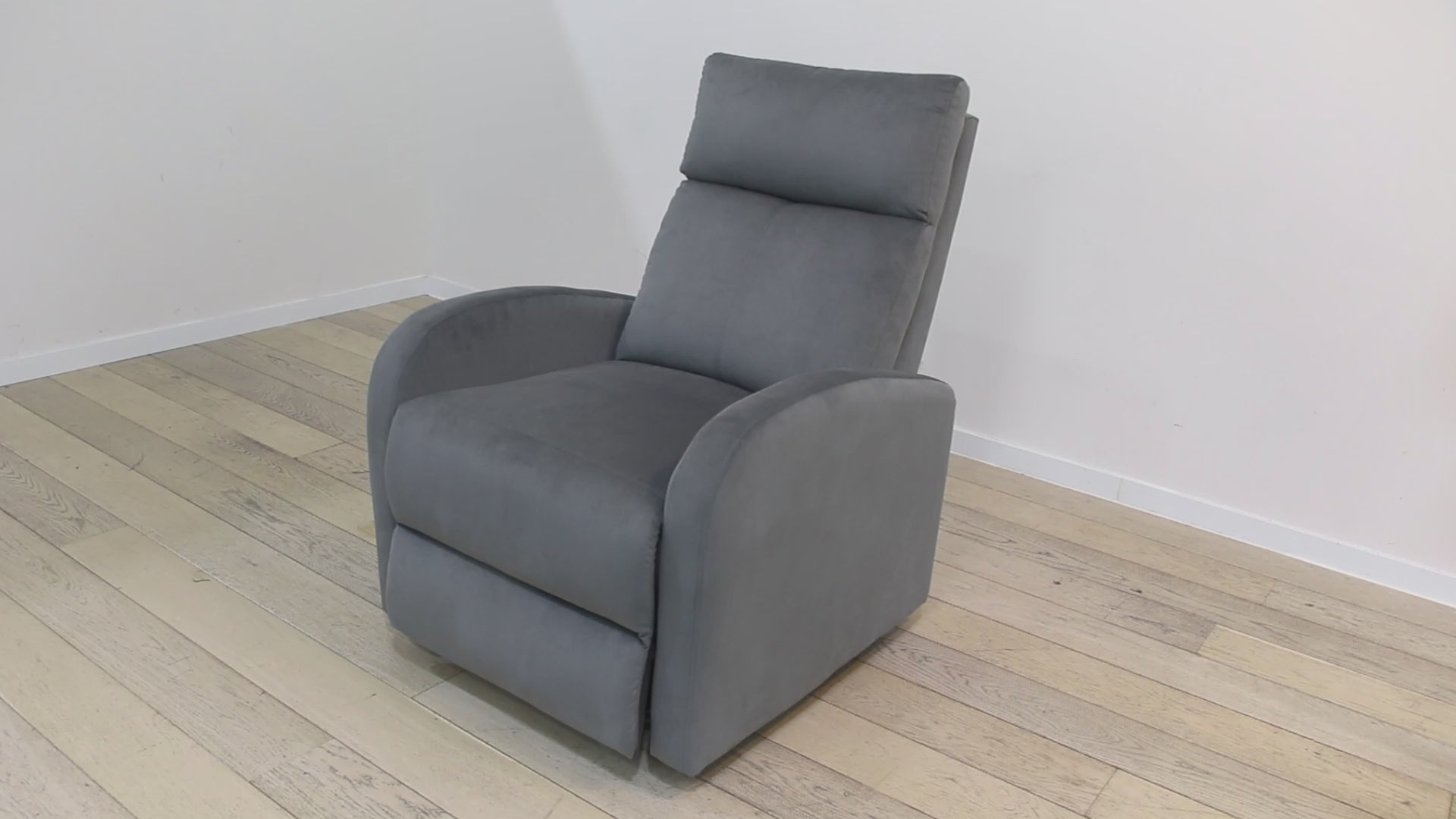 Sillon Reclinable Electronico Irene 1 Plaza Gris