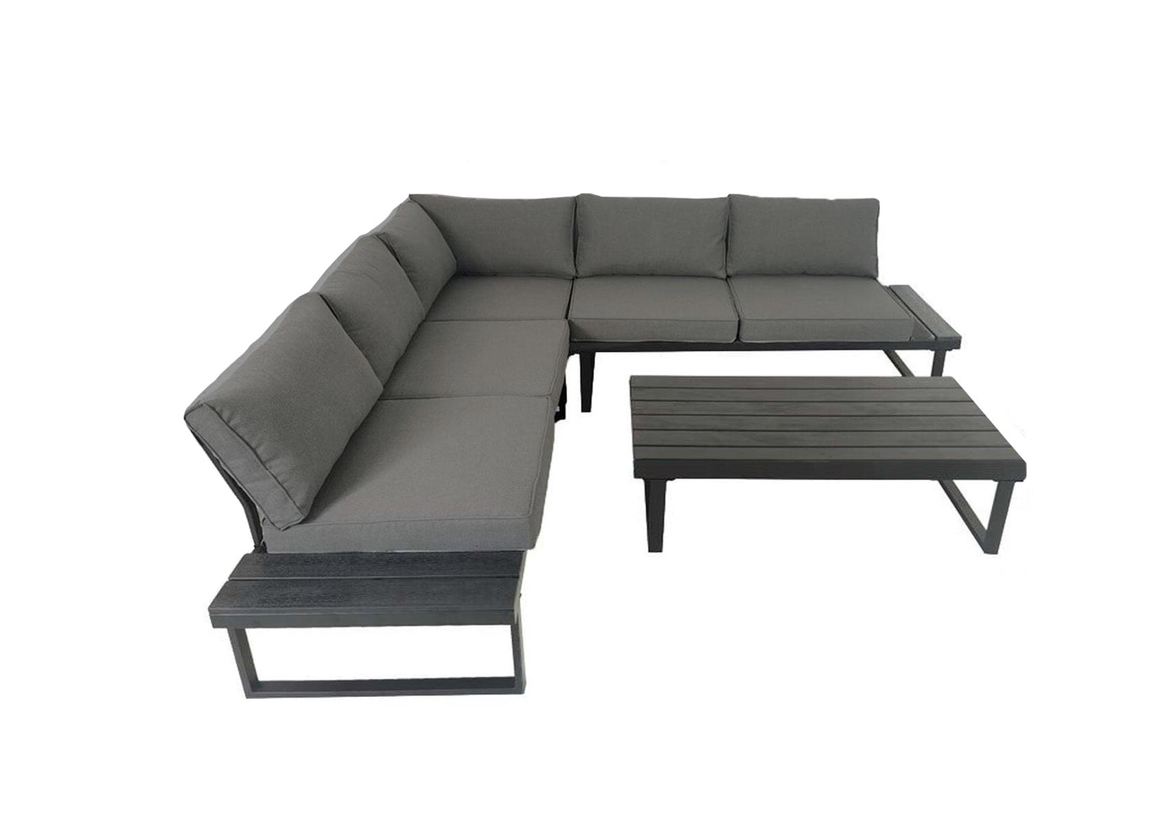 Sofa Rinconera Tahiti + Mesa. Muebles de Jardin y Terraza