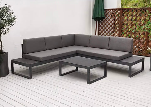 Sofa Rinconera Tahiti + Mesa. Muebles de Jardin y Terraza