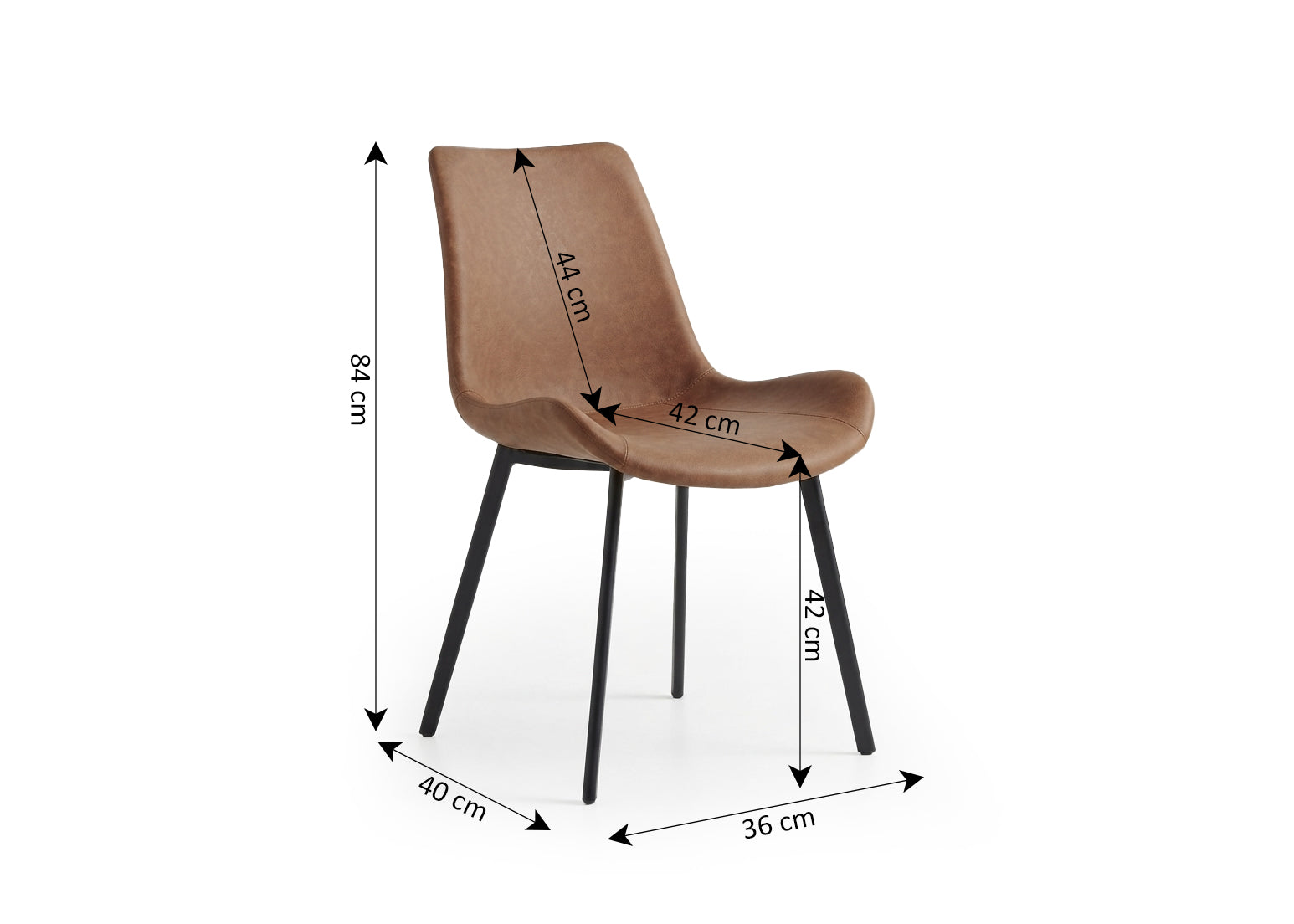 Silla de Comedor Cleo en Polipiel