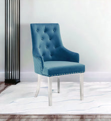 Chaise de salle à manger en velours Infanta