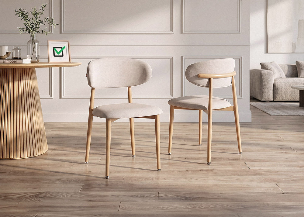 Silla de Comedor Cali Estilo Escandinavo