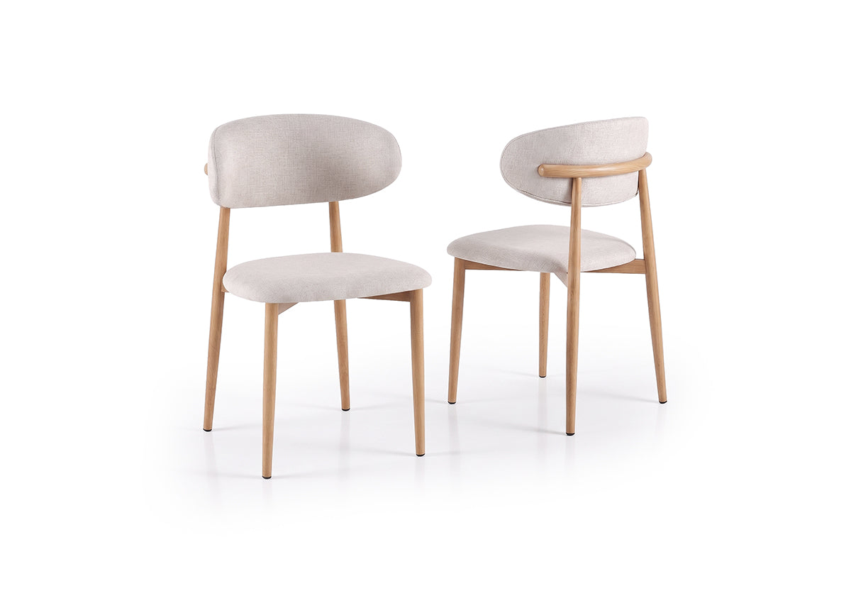Mesa Redonda Extensible Grecia 200cm + 4 Sillas