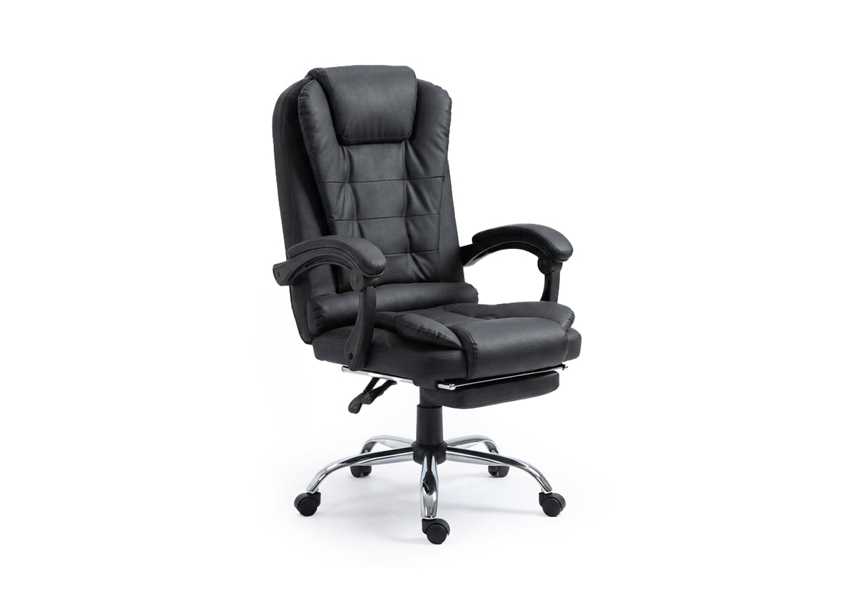 Silla de Oficina Ergonomica y Giratoria Manager. Reposapies + Regulable en altura