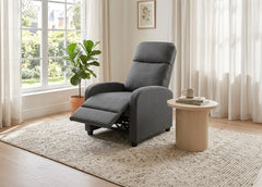 Sillon Reclinable Ellie 1 Plaza Gris