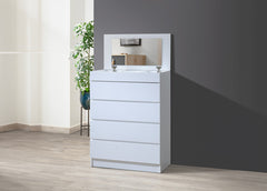 Sinfonier Alava 4 tiroirs et miroir intégré