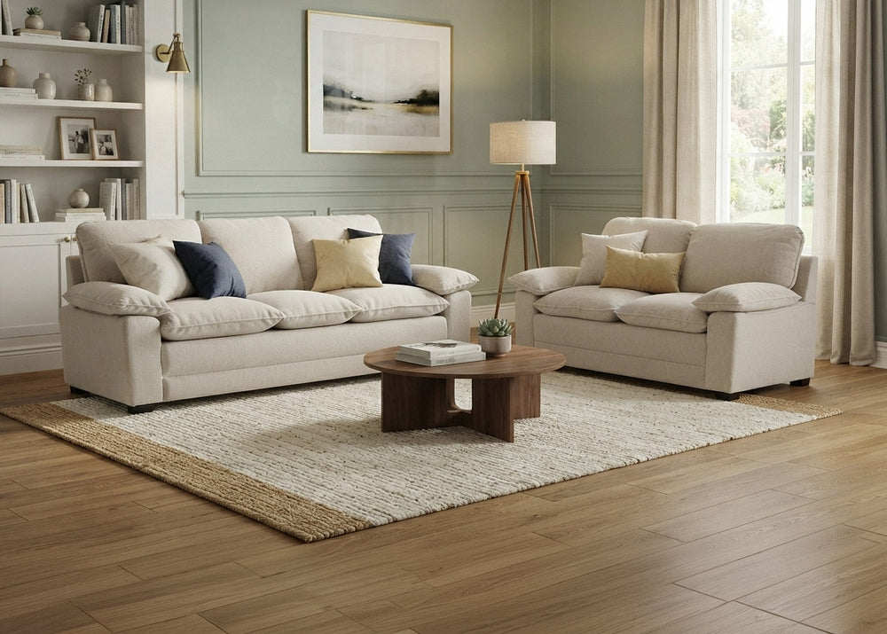 Conjunto de Sofas 3+2 Plazas Noon Beige