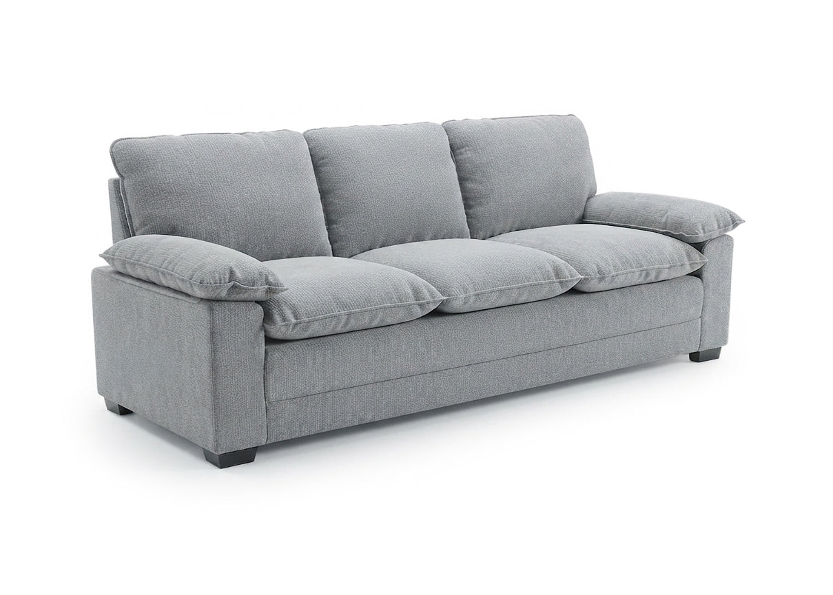Sofa 3 Plazas Noon 195cm Gris