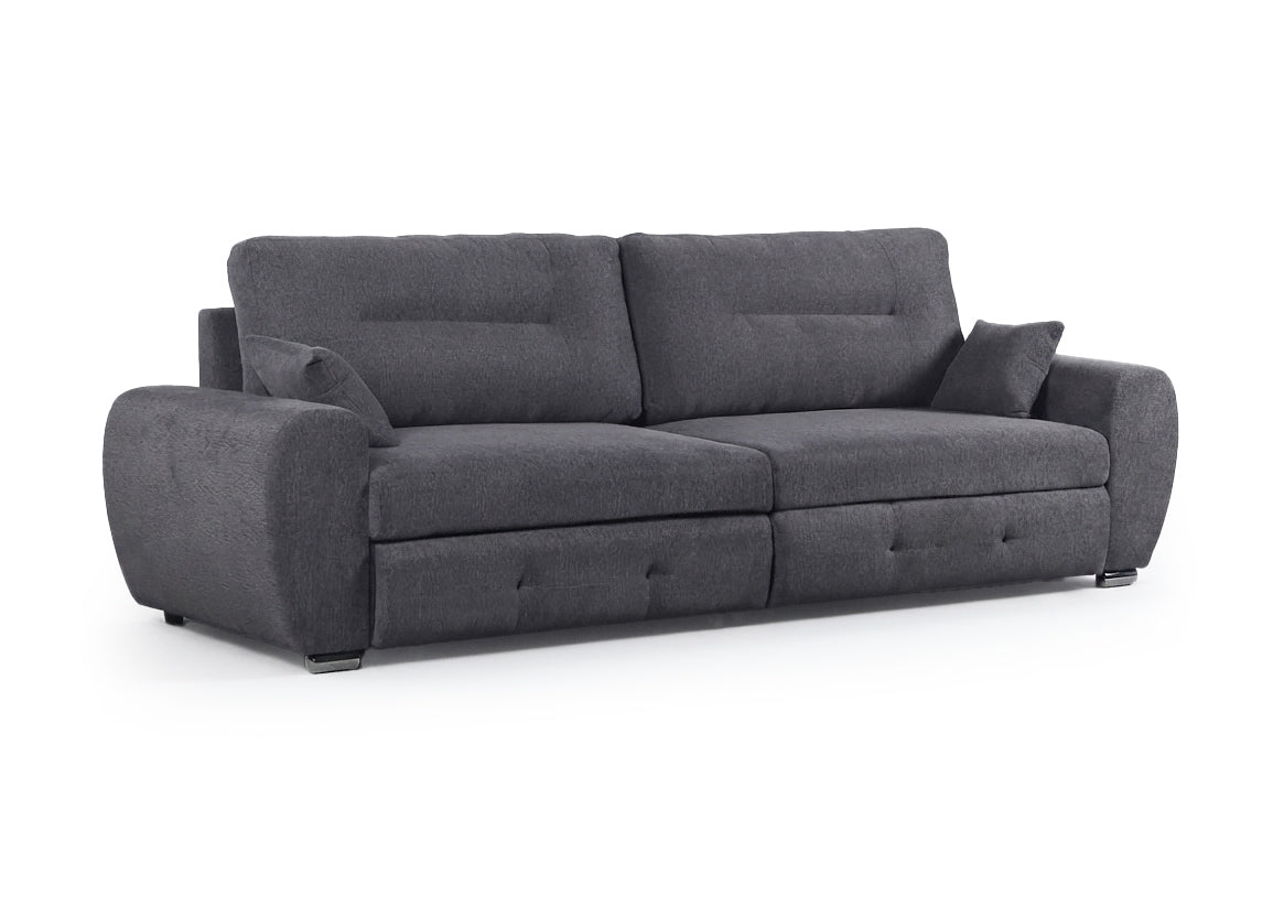 Sofa Chaise Longue con Arcon Lila Gris 270cm