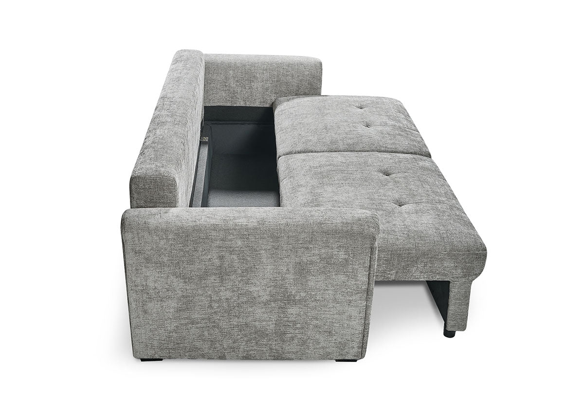 Sofa Cama Belux Gris 235cm