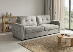 Sofa Cama Belux Gris 235cm