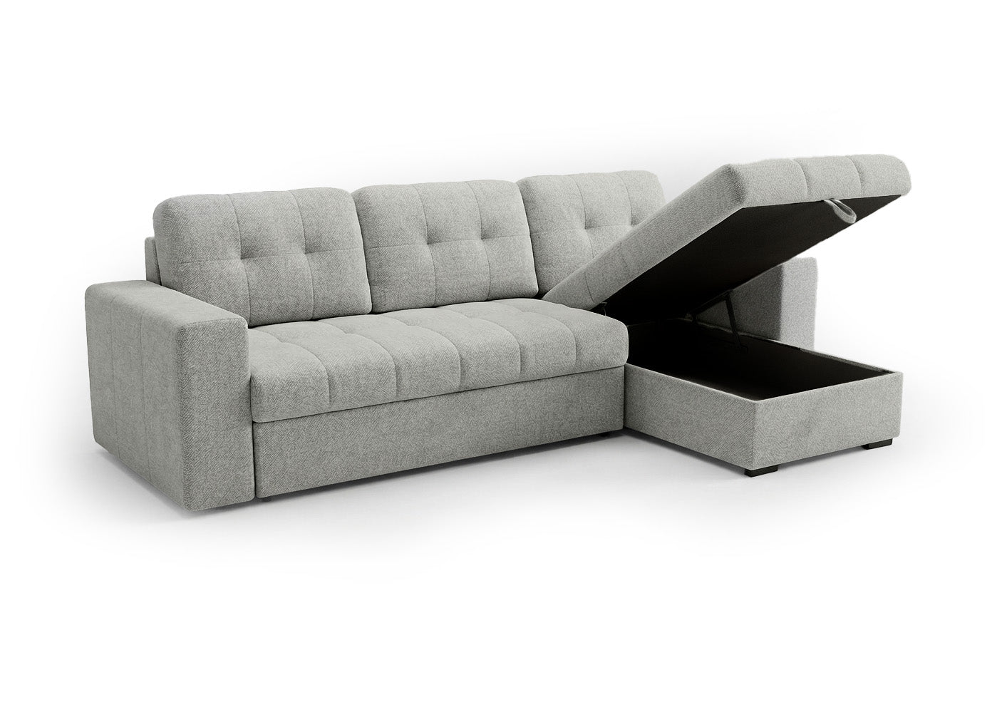 Sofa Cama Chaise Longue Reversible Ana 247cm Gris