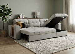 Sofa Cama Chaise Longue Reversible Ana 247cm Gris