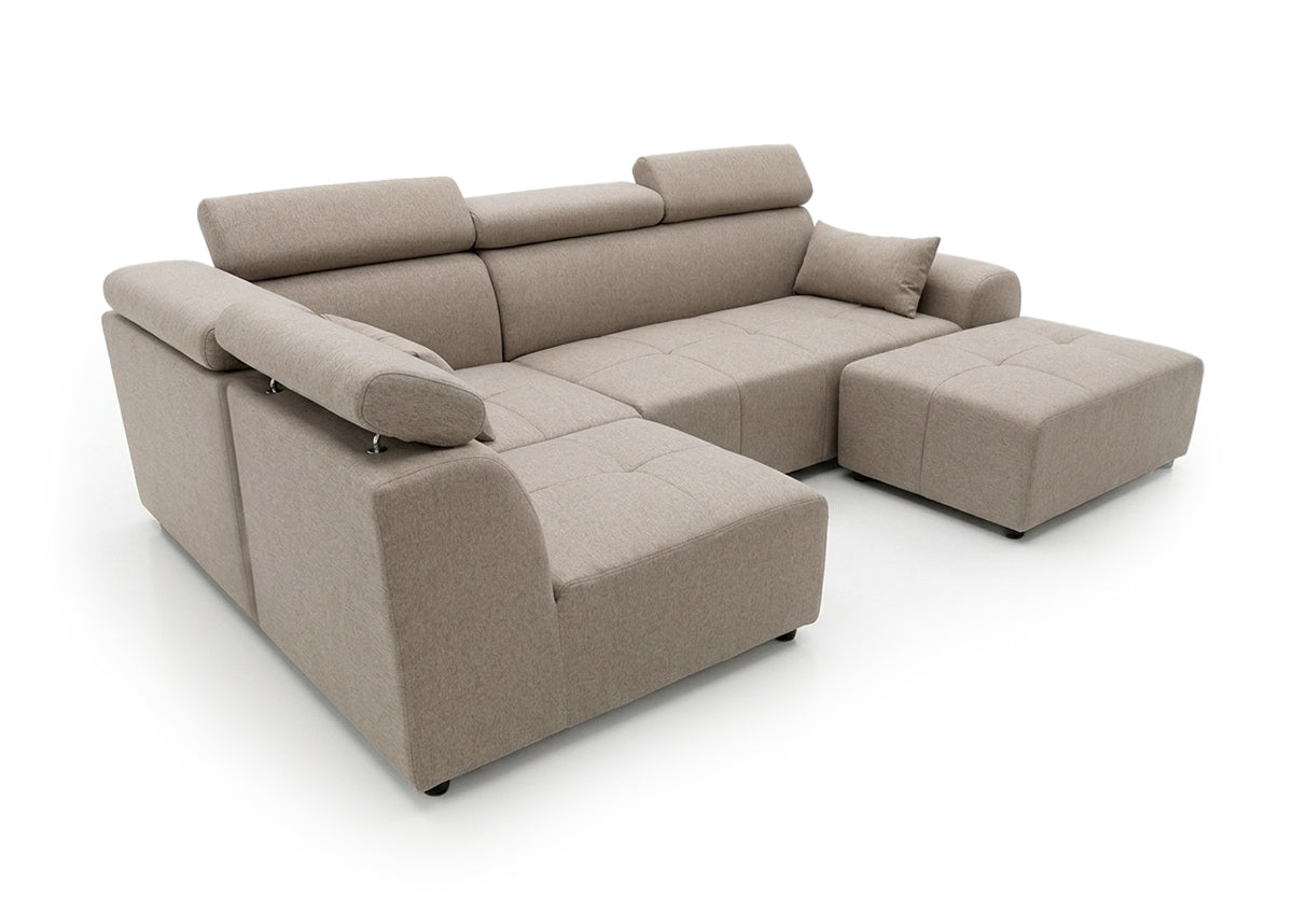 Sofa Cama Rinconera Dolce + Puf 280cm