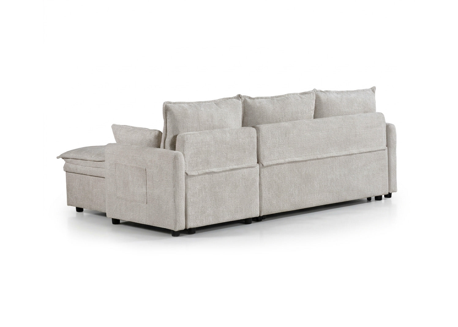 Sofa Cama Chaise Longue Karl 218cm Beige
