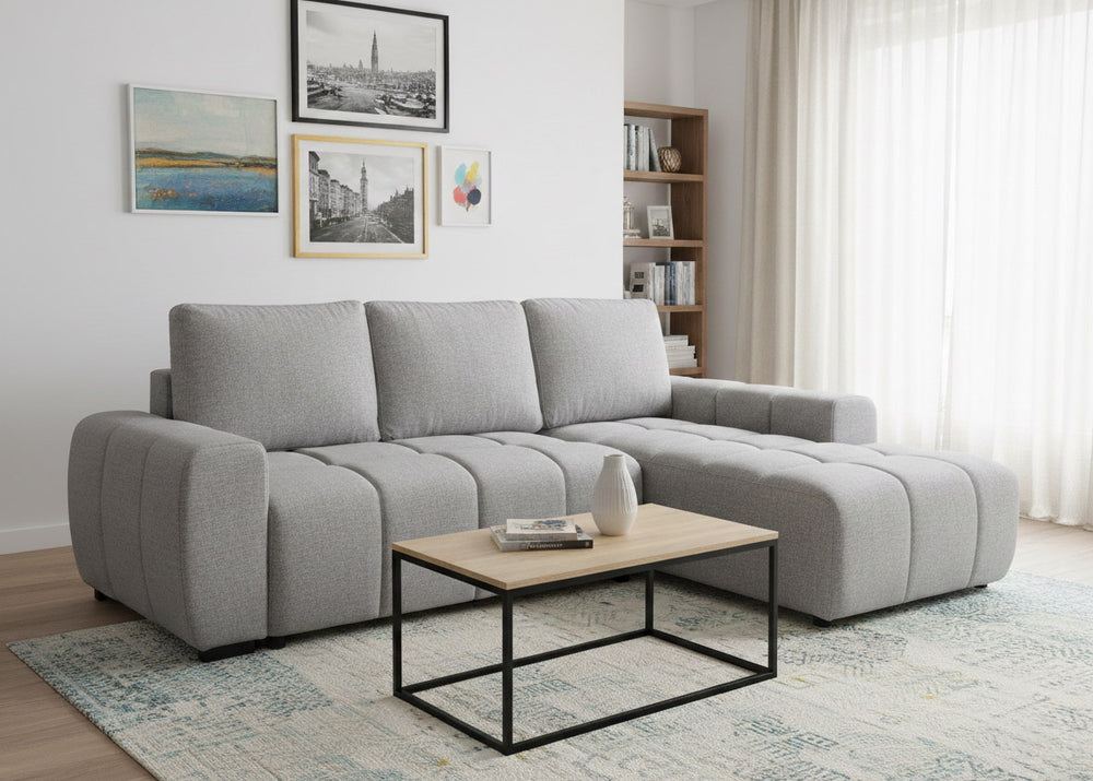 Sofa Cama Chaise Longue con Arcon Nuvola