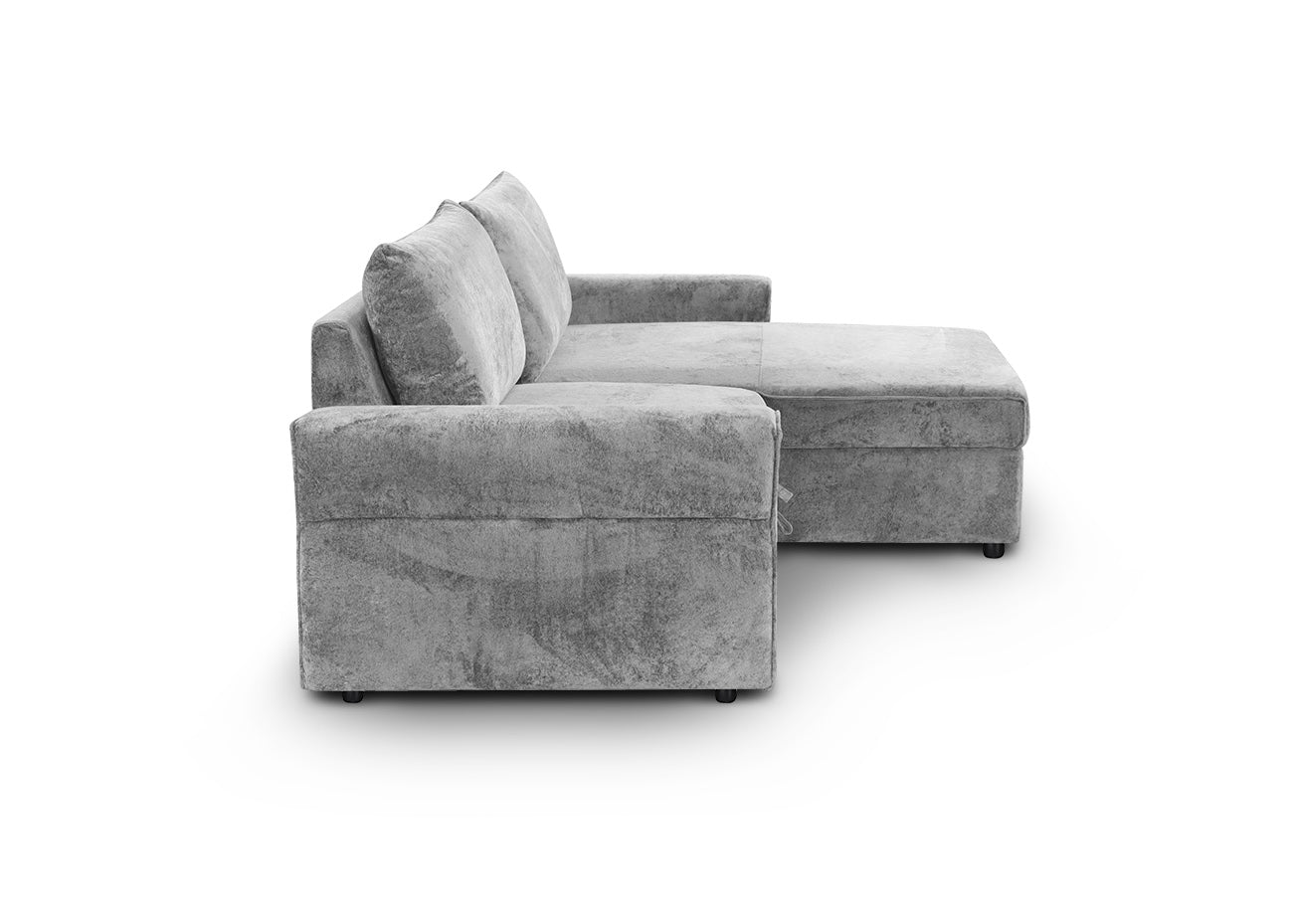 Sofa Cama Chaise Longue Egun 240cm, con Arcon