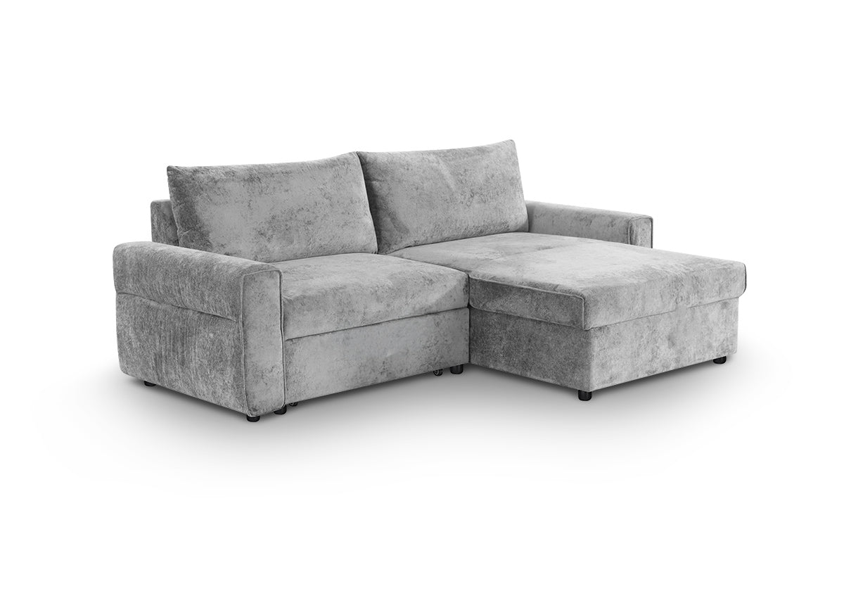 Sofa Cama Chaise Longue Egun 240cm, con Arcon