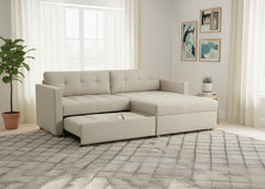 Sofá Cama Chaise Longue Reversible Indigo con Arcon 220cm