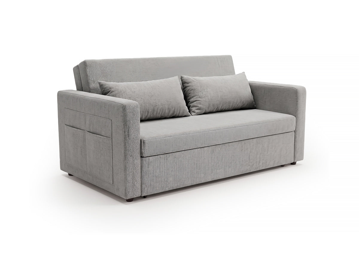 Sofa Cama de Matrimonio Jossy Gris 138cm