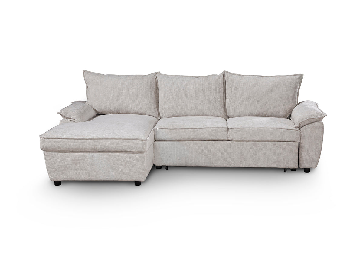 Sofa Cama Chaise Longue Mike, con Arcón 242cm