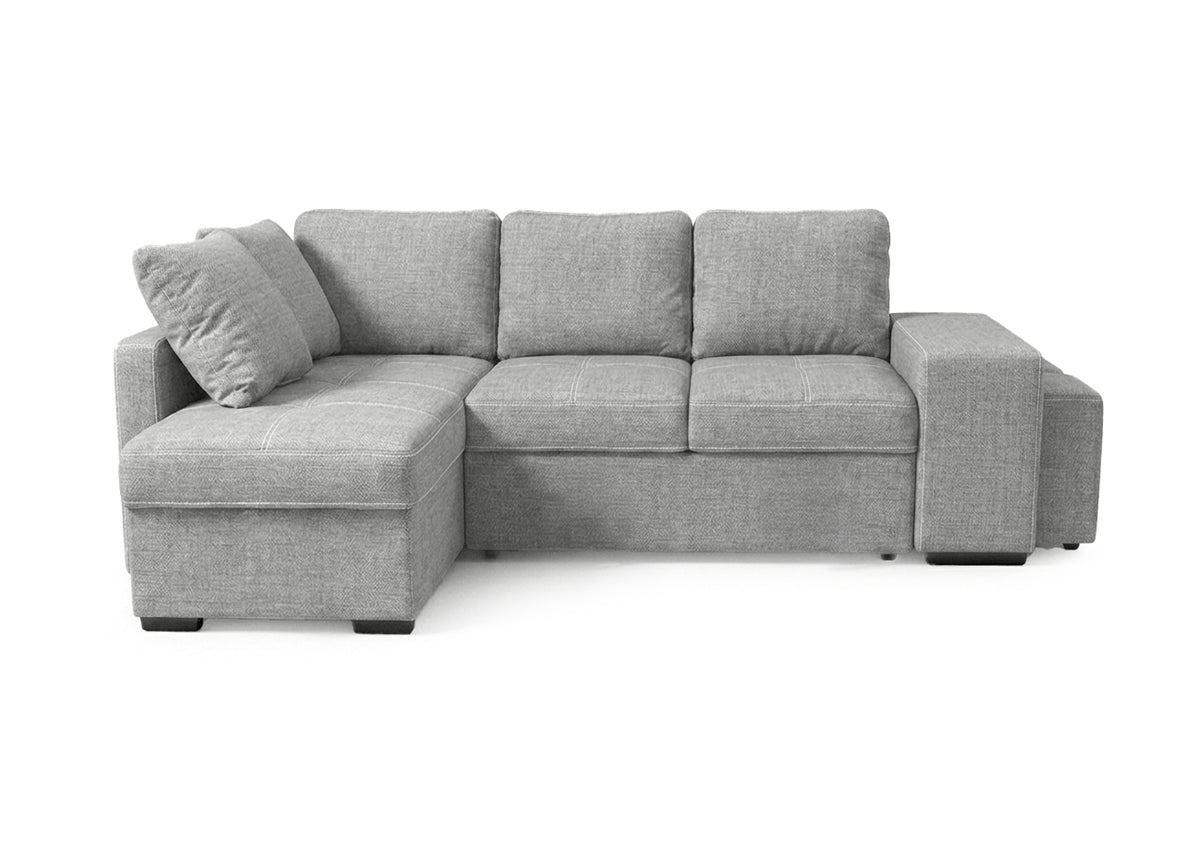 Sofa Cama Chaise Longue Stacy 250cm Gris Claro