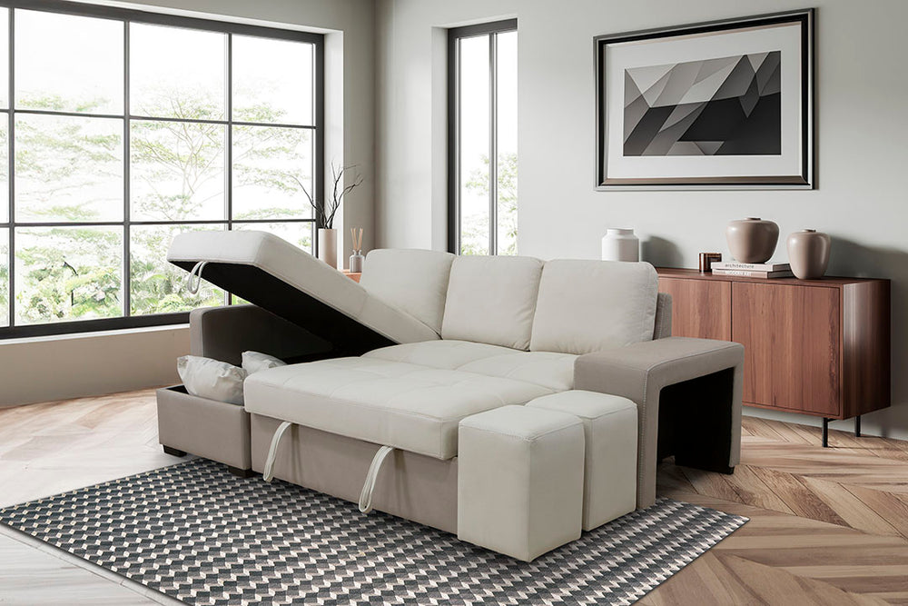 Sofá Cama Chaise Longue Stacy 250cm