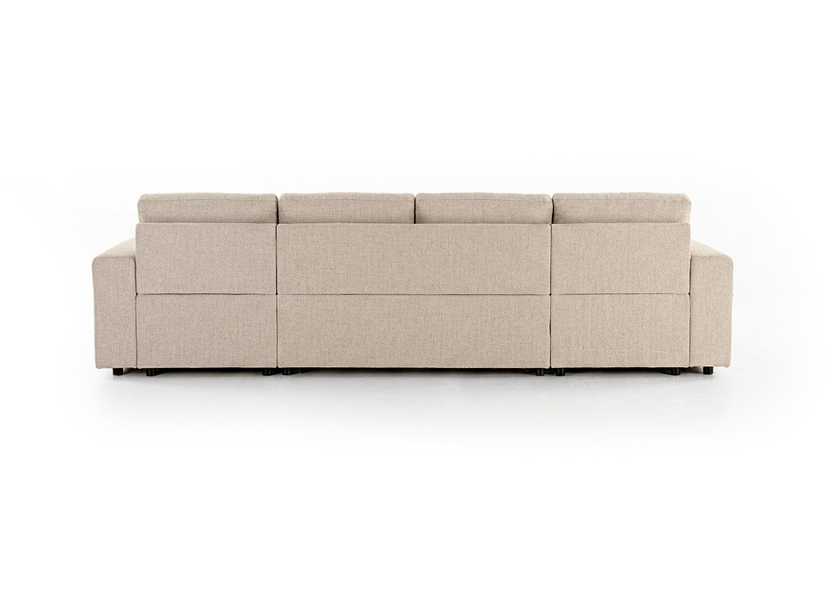 Sofa Cama Doble Chaise Longue Castle 330cm