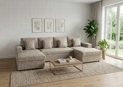 Sofa Cama Doble Chaise Longue Castle 330cm