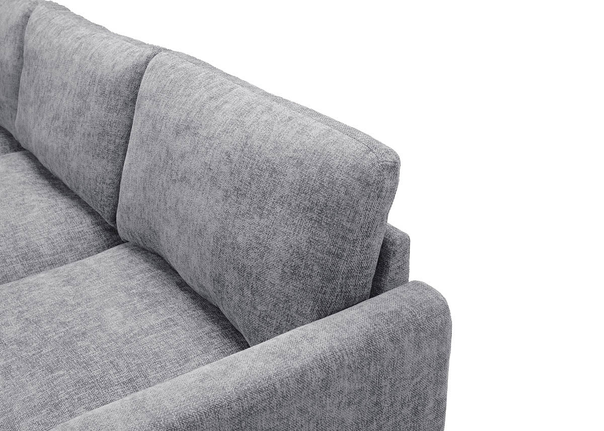 Sofa Chaise Longue Rinconera Cynthia Gris 260cm