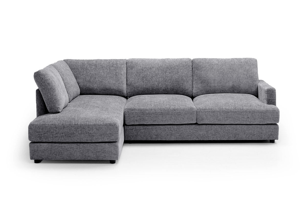 Sofa Chaise Longue Rinconera Cynthia Gris 260cm