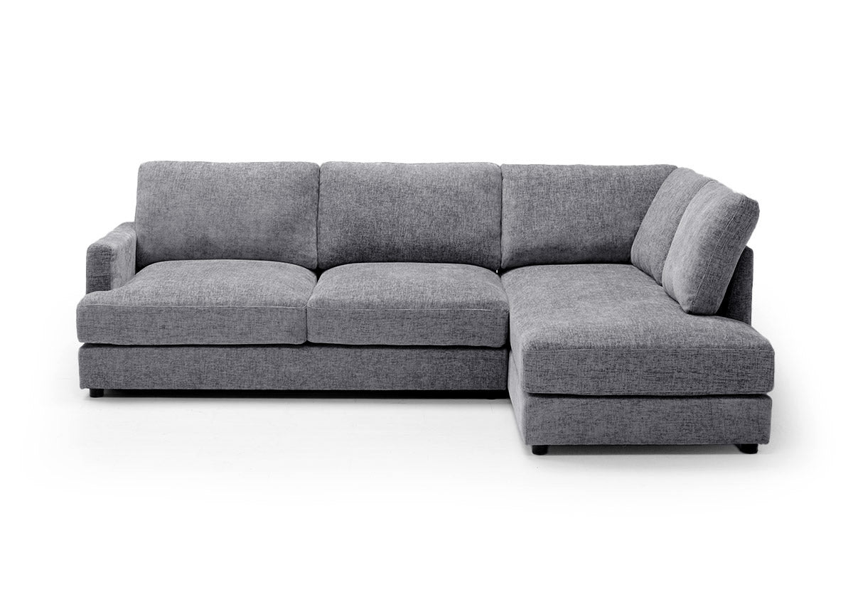 Sofa Chaise Longue Rinconera Cynthia Gris 260cm
