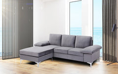 Sofa Chaise Longue Reversible Desiree 225cm