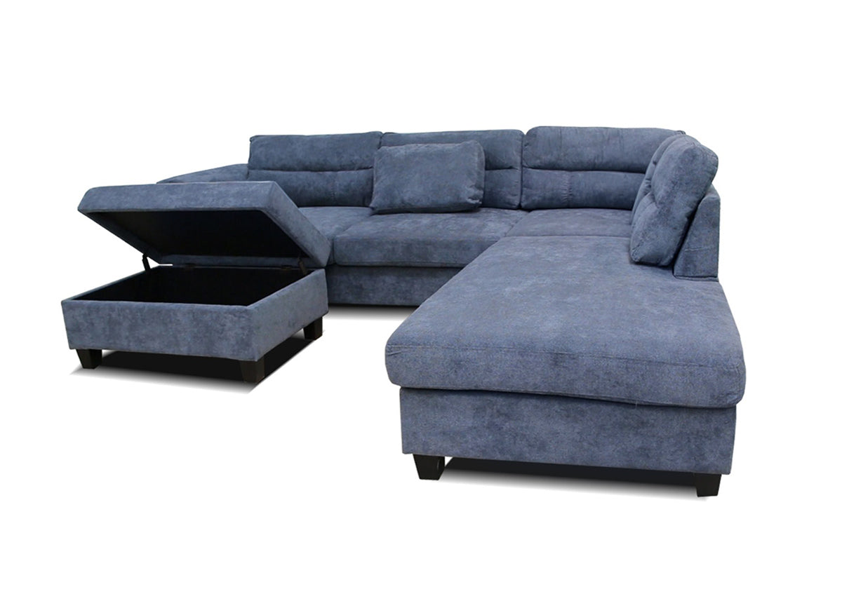 Sofa Chaise Longue Dama + Ottoman 260cm