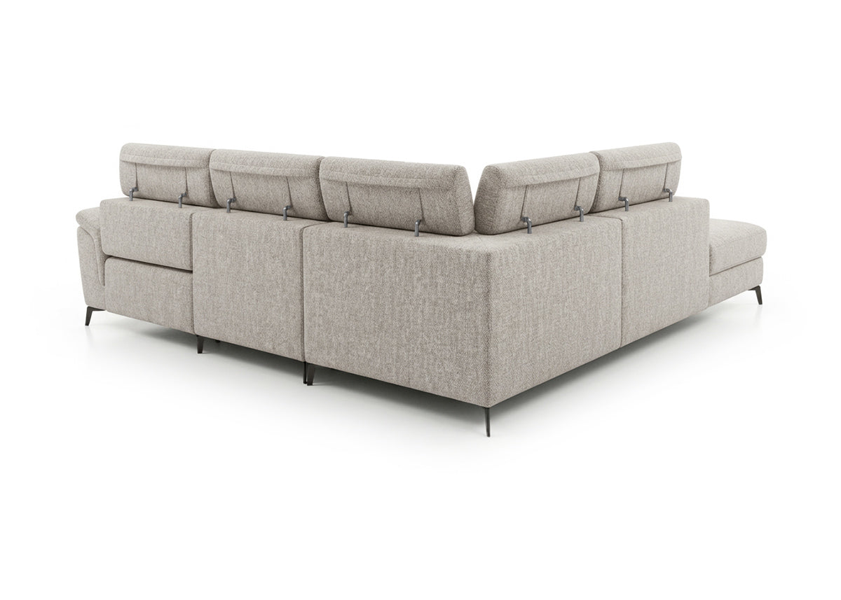 Sofa Rinconera Aaron + Puf con Arcon 265cm