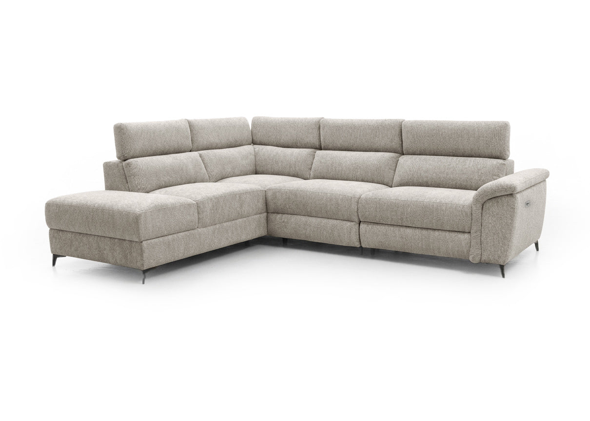 Sofa Rinconera Aaron + Puf con Arcon 265cm