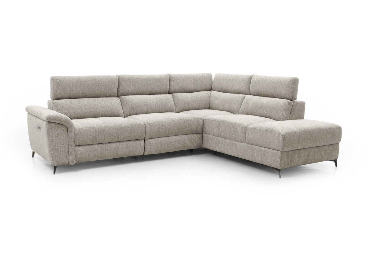Sofa Rinconera Aaron + Puf con Arcon 265cm