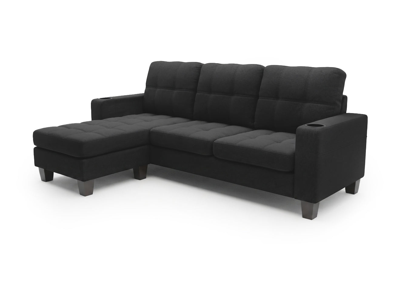 Sofa Kiger + Puff Convertible en Chaise Longue 184cm