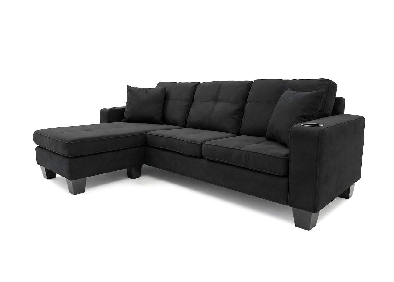 Sofa Kiger + Puff Convertible en Chaise Longue 182cm